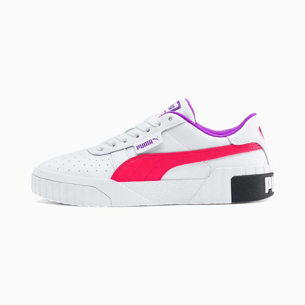 Puma Cali Chase Női Sportcipő - Fehér/Rózsaszín ( Hungary - QFXAC4162 )